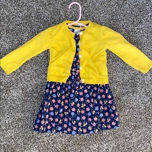 Babygirl dress and cardigan $4